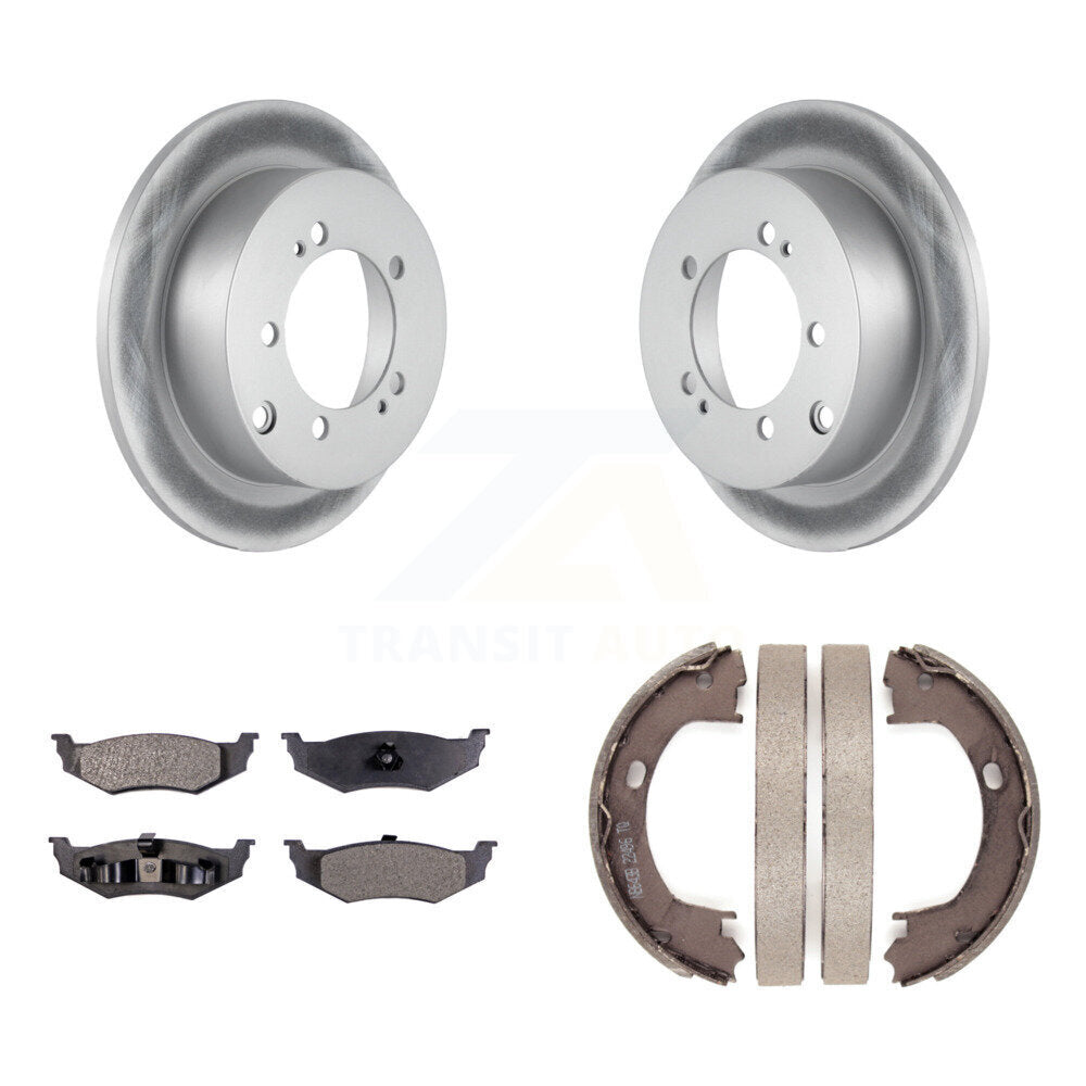 Coated Disc Rotors and Ceramic Brake Pads Kit-KGT-104516
