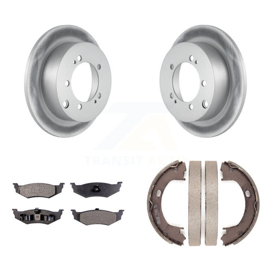 Coated Disc Rotors and Ceramic Brake Pads Kit-KGT-104516