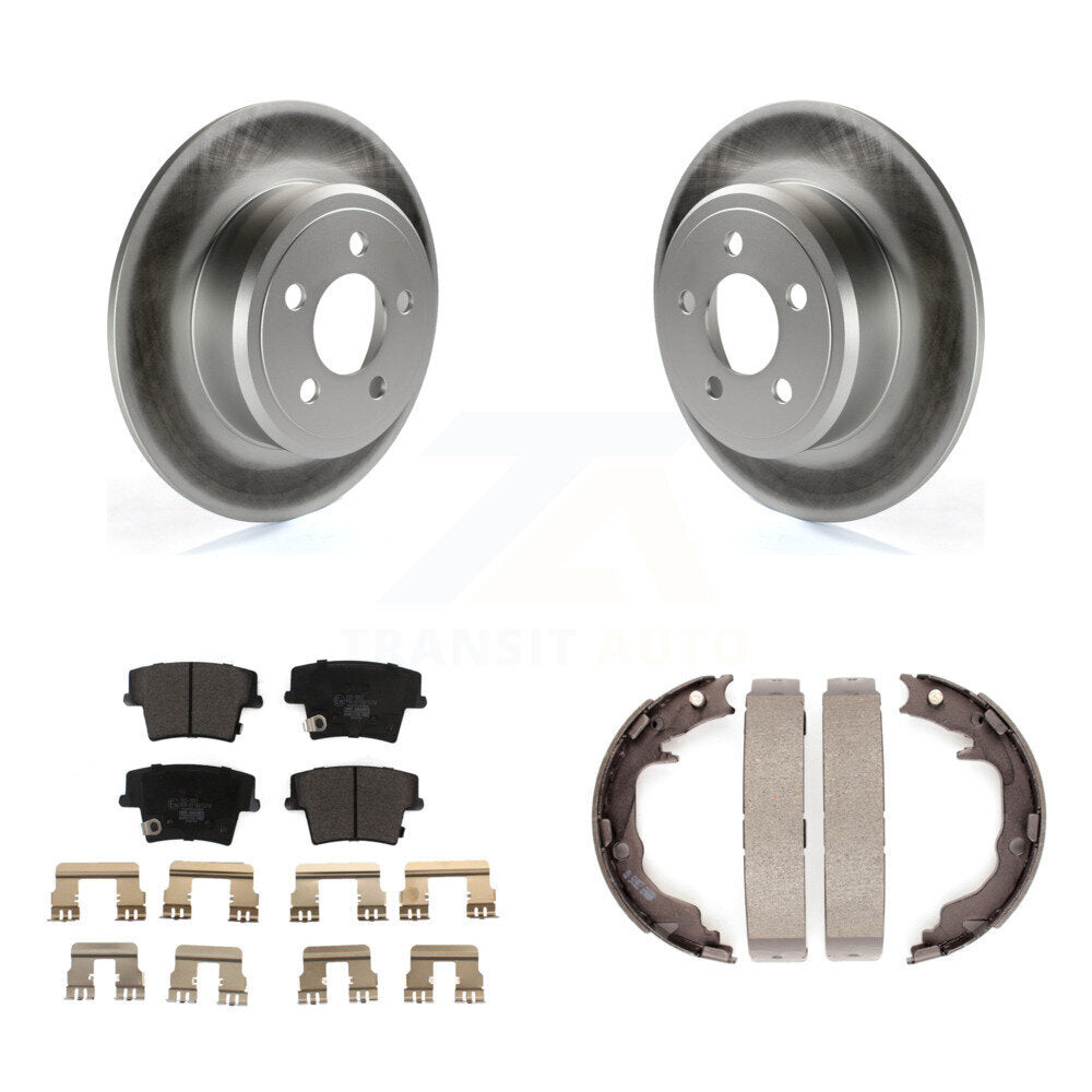Coated Disc Rotors and Ceramic Brake Pads Kit-KGT-104518