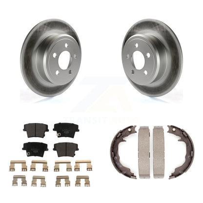 Coated Disc Rotors and Ceramic Brake Pads Kit-KGT-104518