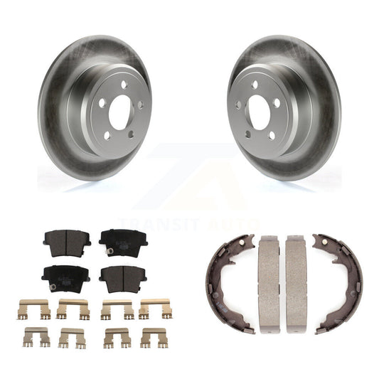 Coated Disc Rotors and Ceramic Brake Pads Kit-KGT-104518