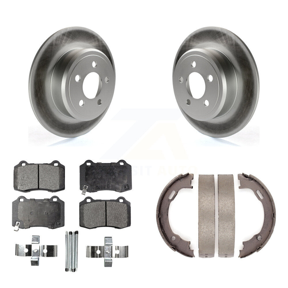 Coated Disc Rotors and Ceramic Brake Pads Kit-KGT-104519