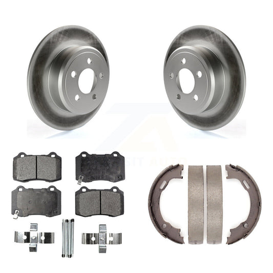 Coated Disc Rotors and Ceramic Brake Pads Kit-KGT-104519