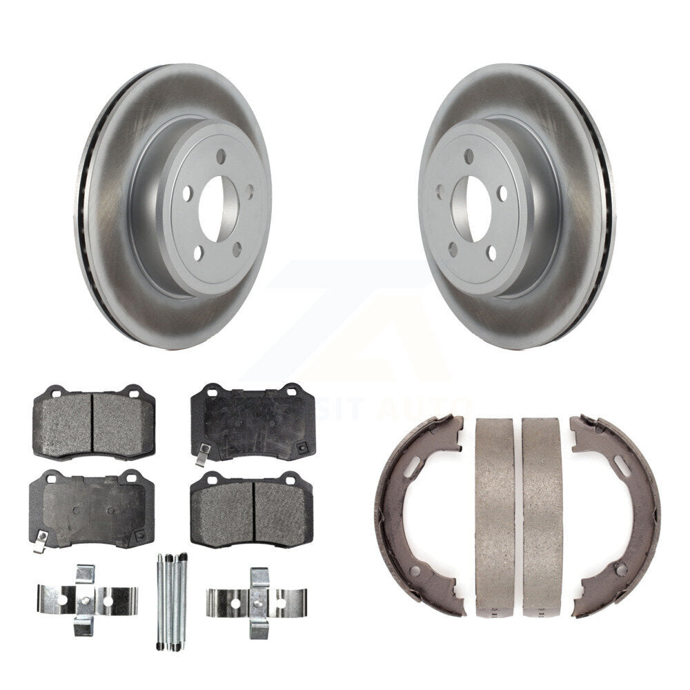 Coated Disc Rotors and Ceramic Brake Pads Kit-KGT-104520 Kit.bestparts.ca