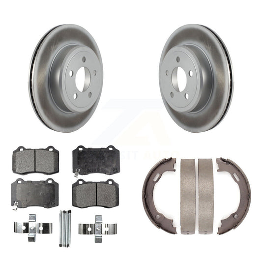Coated Disc Rotors and Ceramic Brake Pads Kit-KGT-104520
