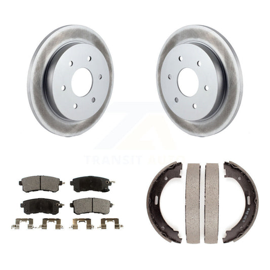 Coated Disc Rotors and Ceramic Brake Pads Kit-KGT-104521