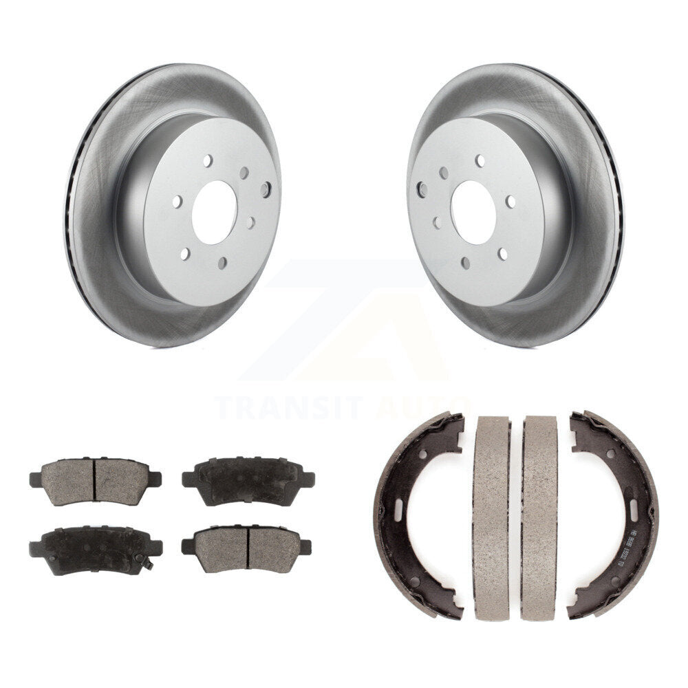 Coated Disc Rotors and Ceramic Brake Pads Kit-KGT-104522
