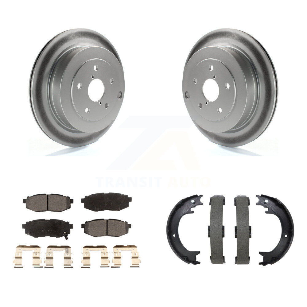 Coated Disc Rotors and Ceramic Brake Pads Kit-KGT-104525