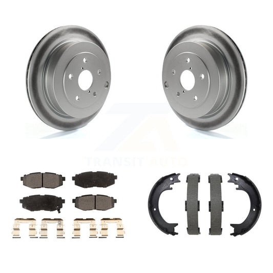 Coated Disc Rotors and Ceramic Brake Pads Kit-KGT-104525