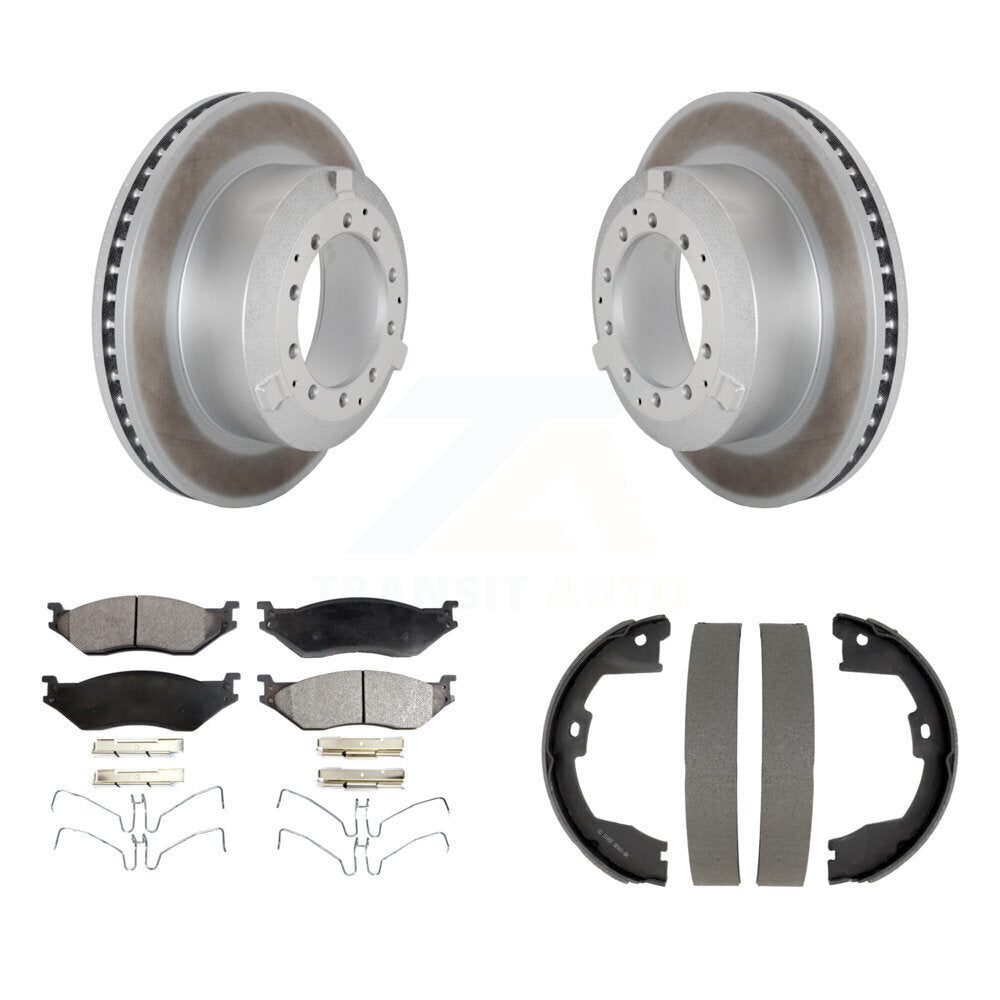 Coated Disc Rotors and Ceramic Brake Pads Kit-KGT-104526