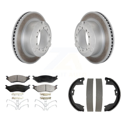 Coated Disc Rotors and Ceramic Brake Pads Kit-KGT-104526