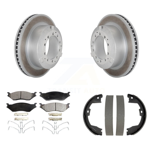 Coated Disc Rotors and Ceramic Brake Pads Kit-KGT-104526