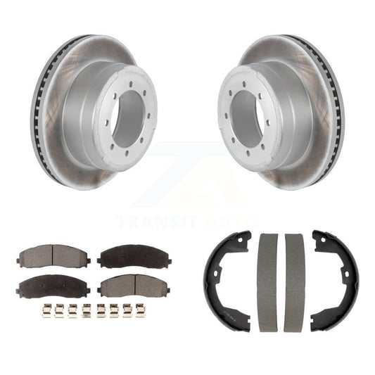 Coated Disc Rotors and Ceramic Brake Pads Kit-KGT-104527