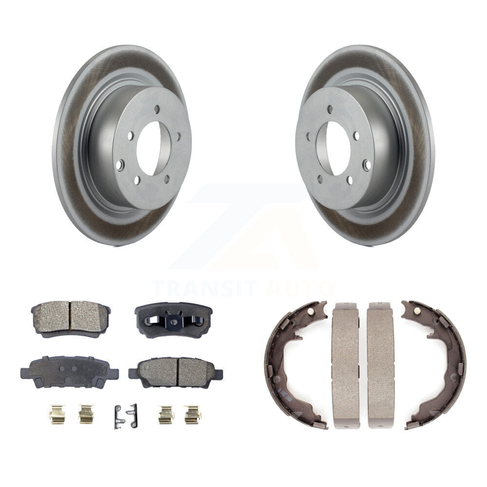 Coated Disc Rotors and Ceramic Brake Pads Kit-KGT-104529