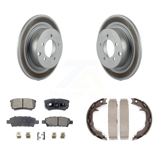 Coated Disc Rotors and Ceramic Brake Pads Kit-KGT-104529