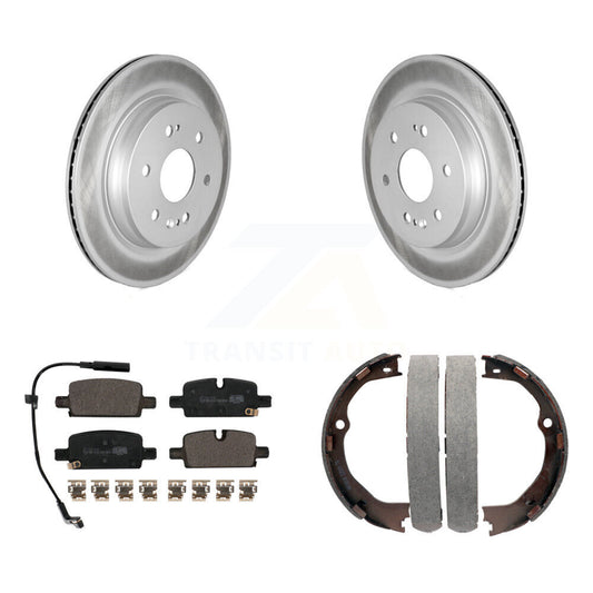 Coated Disc Rotors and Ceramic Brake Pads Kit-KGT-104533
