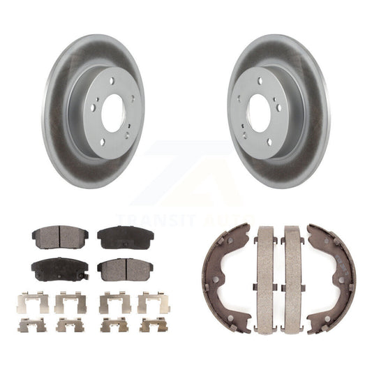 Coated Disc Rotors and Ceramic Brake Pads Kit-KGT-104535