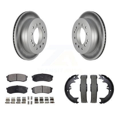 Coated Disc Rotors and Ceramic Brake Pads Kit-KGT-104537
