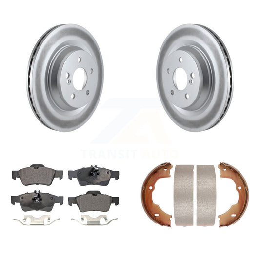 Coated Disc Rotors and Ceramic Brake Pads Kit-KGT-104538