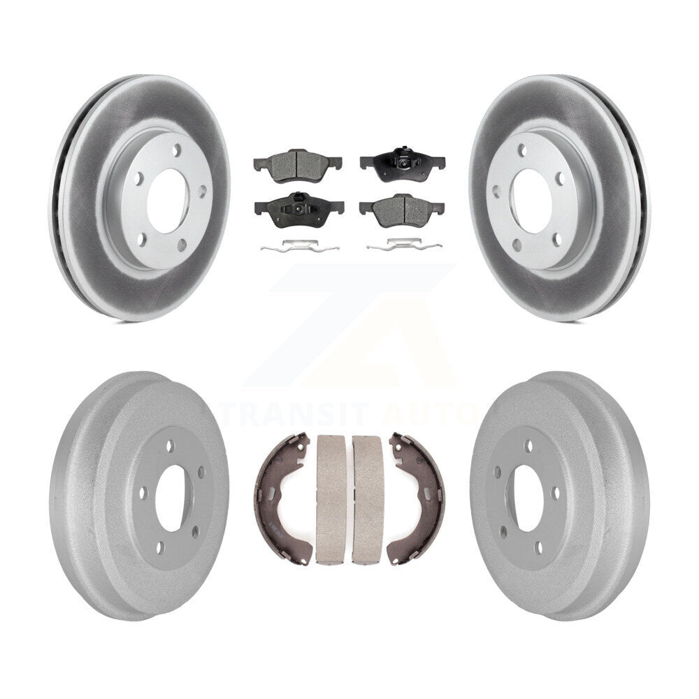 Coated Disc Rotors and Ceramic Brake Pads Kit-KGT-104542 Kit.bestparts.ca