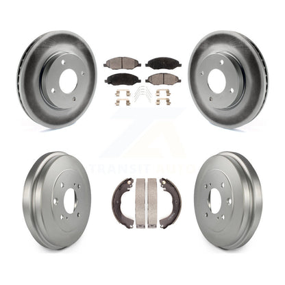 Coated Disc Rotors and Ceramic Brake Pads Kit-KGT-104543