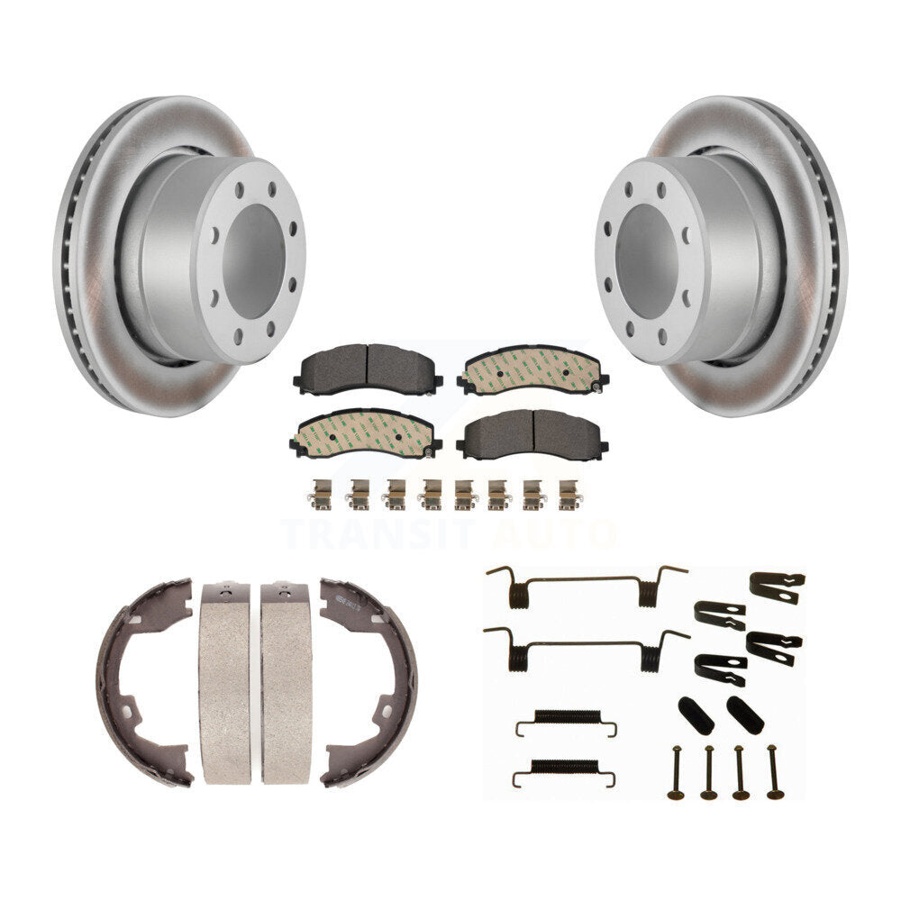 Coated Disc Rotors and Ceramic Brake Pads Kit-KGT-104544 Kit.bestparts.ca