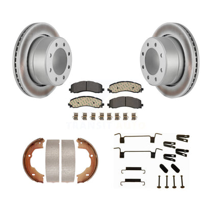 Coated Disc Rotors and Ceramic Brake Pads Kit-KGT-104545
