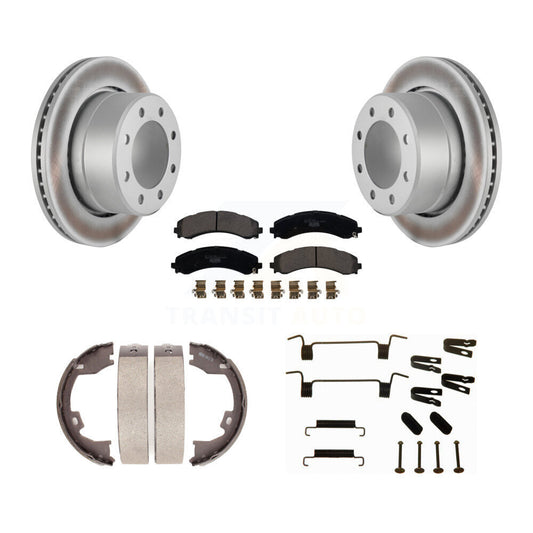 Coated Disc Rotors and Ceramic Brake Pads Kit-KGT-104546