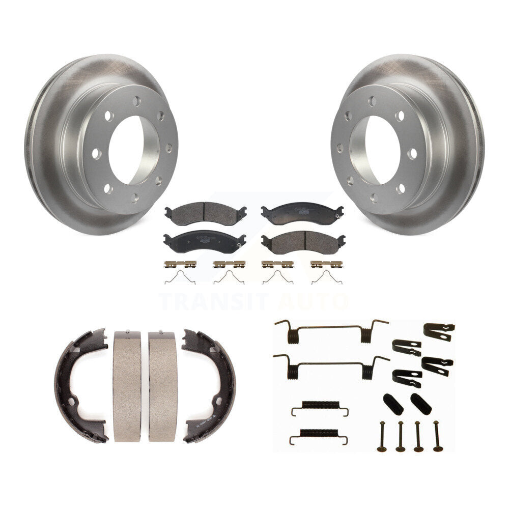 Coated Disc Rotors and Ceramic Brake Pads Kit-KGT-104550
