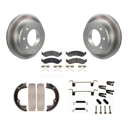 Coated Disc Rotors and Ceramic Brake Pads Kit-KGT-104550