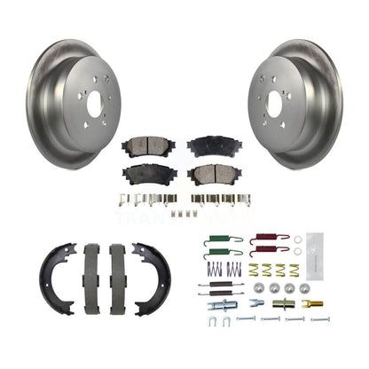 Coated Disc Rotors and Ceramic Brake Pads Kit-KGT-104560