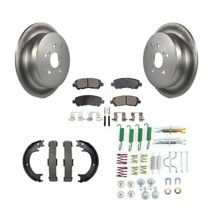 Coated Disc Rotors and Ceramic Brake Pads Kit-KGT-104563