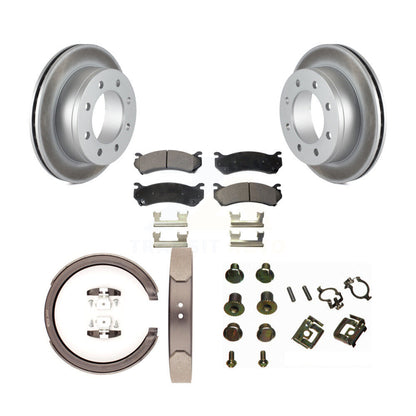 Coated Disc Rotors and Ceramic Brake Pads Kit-KGT-104568