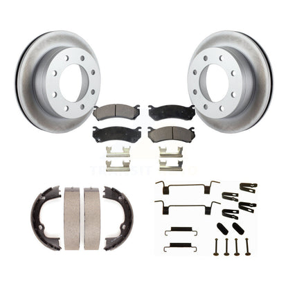 Coated Disc Rotors and Ceramic Brake Pads Kit-KGT-104569