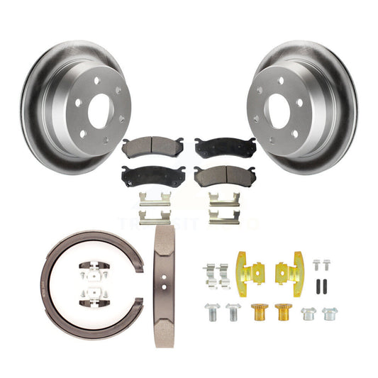 Coated Disc Rotors and Ceramic Brake Pads Kit-KGT-104570