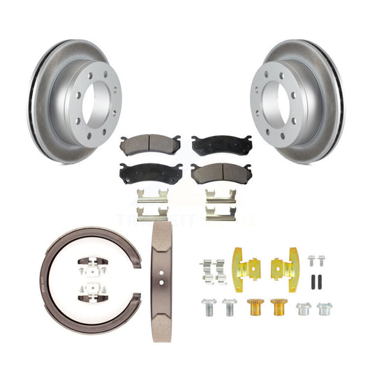 Coated Disc Rotors and Ceramic Brake Pads Kit-KGT-104571