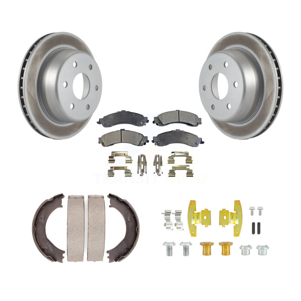 Coated Disc Rotors and Ceramic Brake Pads Kit-KGT-104573 Kit.bestparts.ca