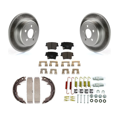 Coated Disc Rotors and Ceramic Brake Pads Kit-KGT-104577