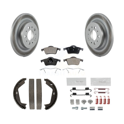 Coated Disc Rotors and Ceramic Brake Pads Kit-KGT-104580