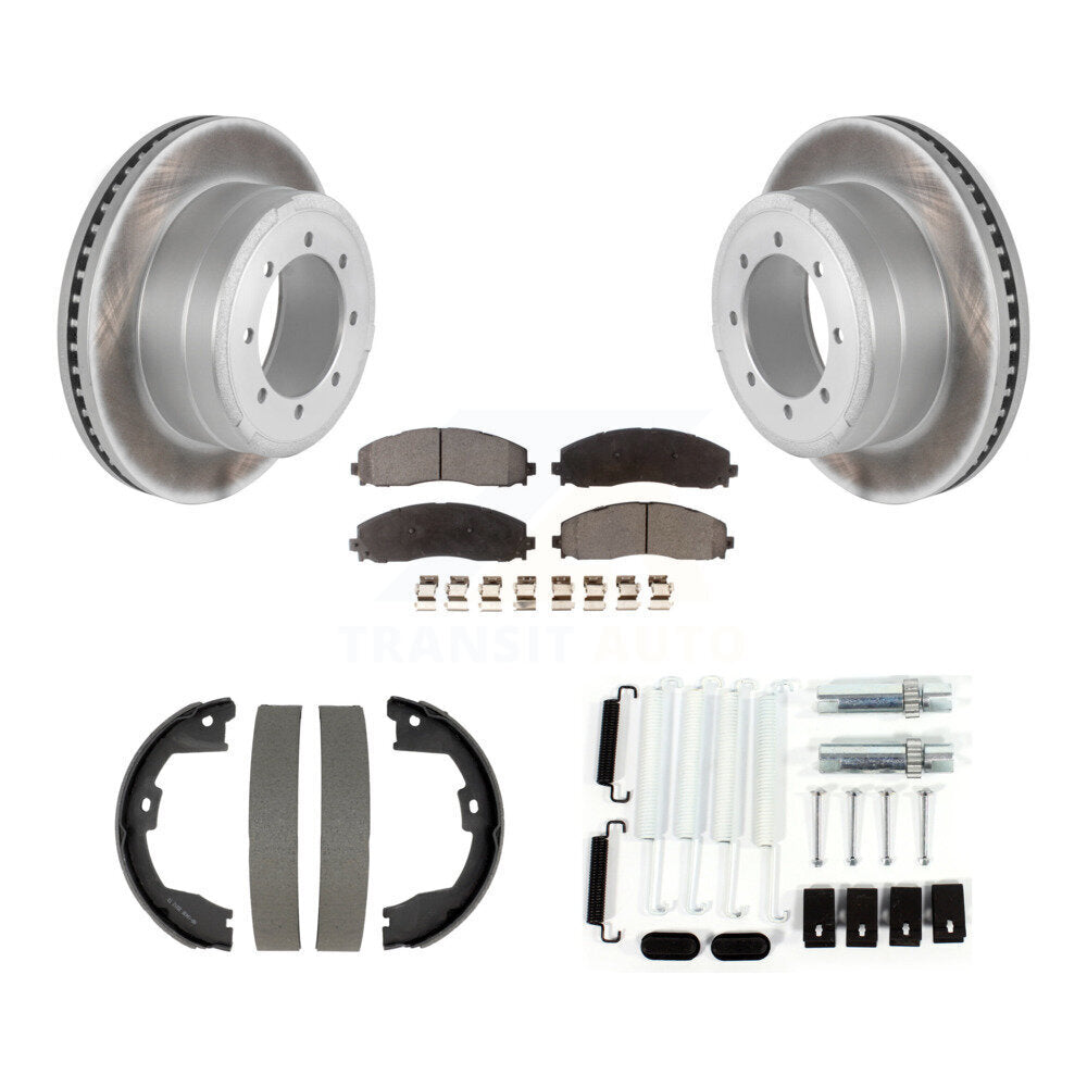 Coated Disc Rotors and Ceramic Brake Pads Kit-KGT-104588 Kit.bestparts.ca
