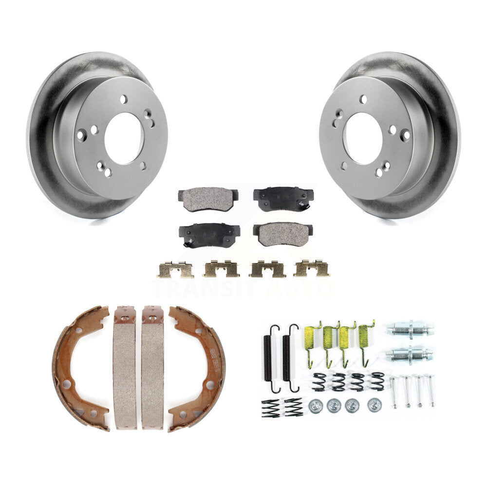 Coated Disc Rotors and Ceramic Brake Pads Kit-KGT-104596 Kit.bestparts.ca