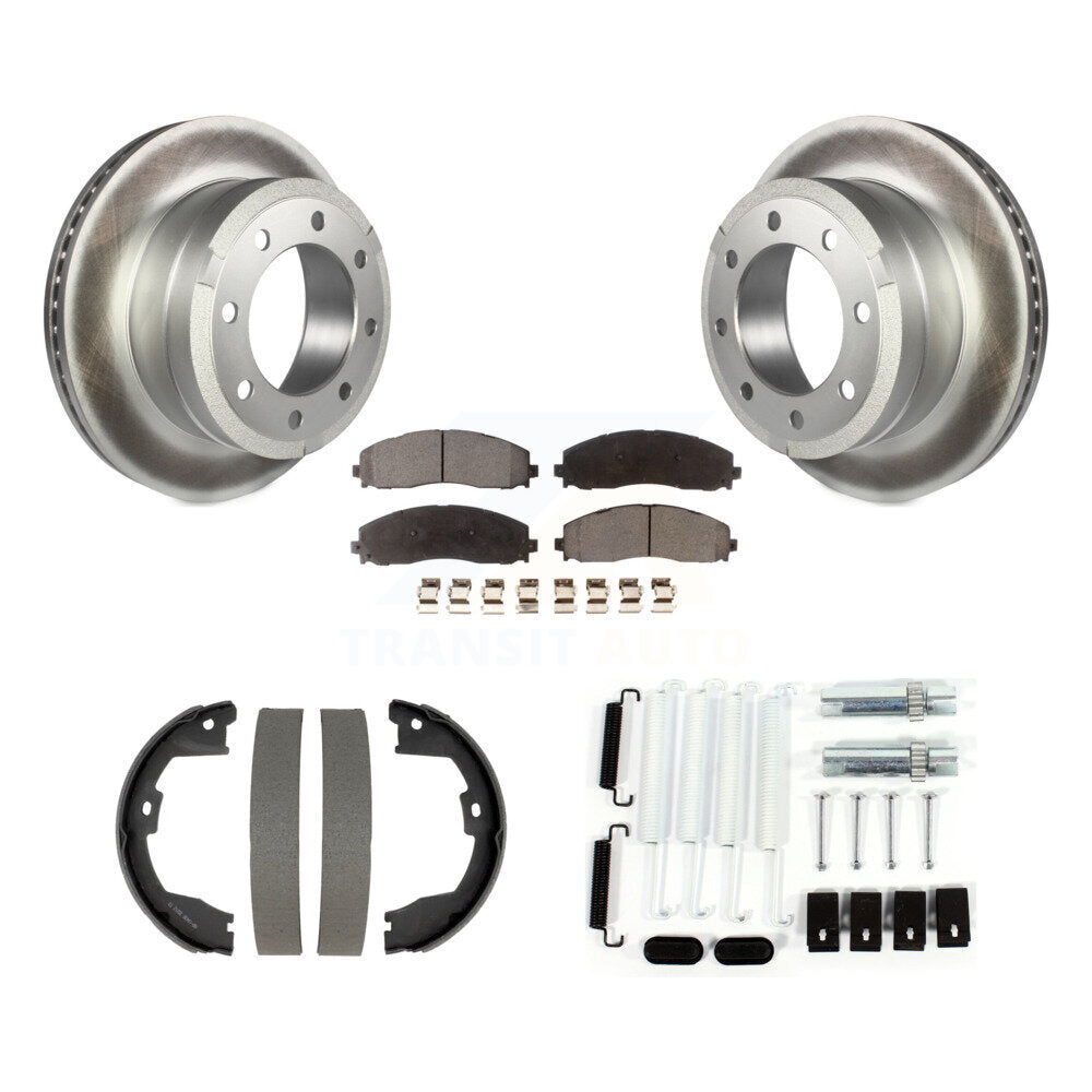 Coated Disc Rotors and Ceramic Brake Pads Kit-KGT-104597 Kit.bestparts.ca