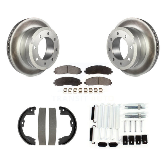 Coated Disc Rotors and Ceramic Brake Pads Kit-KGT-104597
