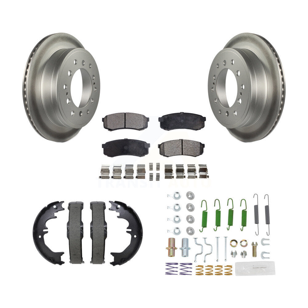 Coated Disc Rotors and Ceramic Brake Pads Kit-KGT-104600 Kit.bestparts.ca
