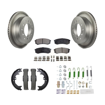 Coated Disc Rotors and Ceramic Brake Pads Kit-KGT-104600