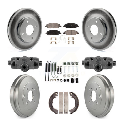 Coated Disc Rotors and Ceramic Brake Pads Kit-KGT-104604