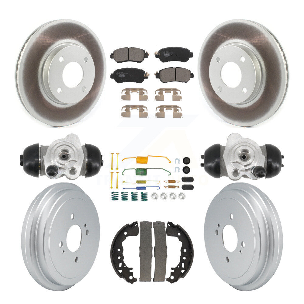 Coated Disc Rotors and Ceramic Brake Pads Kit-KGT-104606