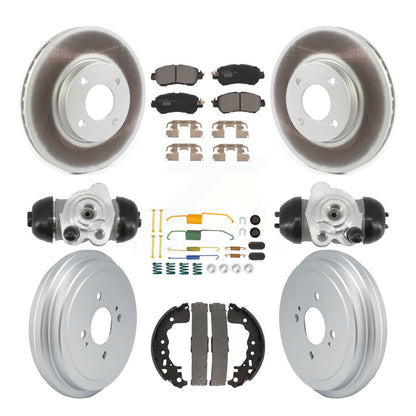 Coated Disc Rotors and Ceramic Brake Pads Kit-KGT-104606
