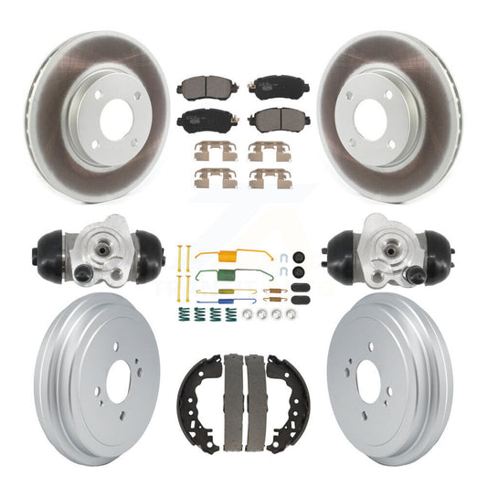 Coated Disc Rotors and Ceramic Brake Pads Kit-KGT-104606