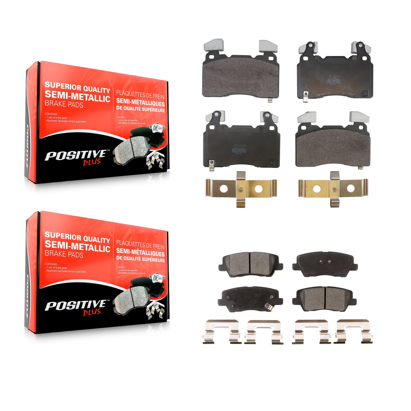Brake Pads Kit-KPF-100800 Kit.bestparts.ca